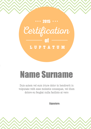Certificate 014
