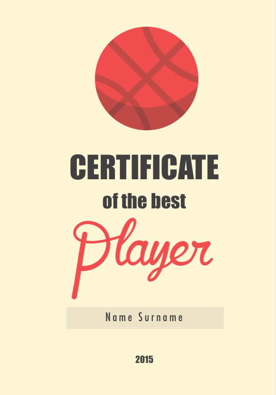 Certificate 019