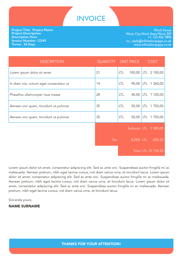 Invoice 023