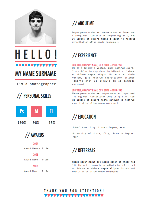 Resume 018