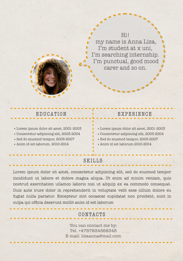 Resume 025