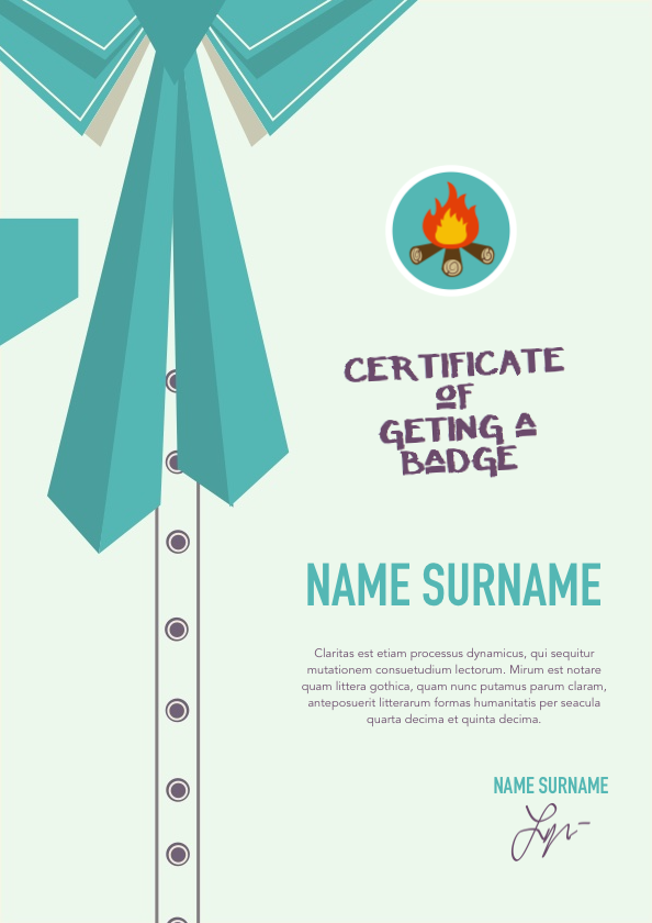 Certificate 009