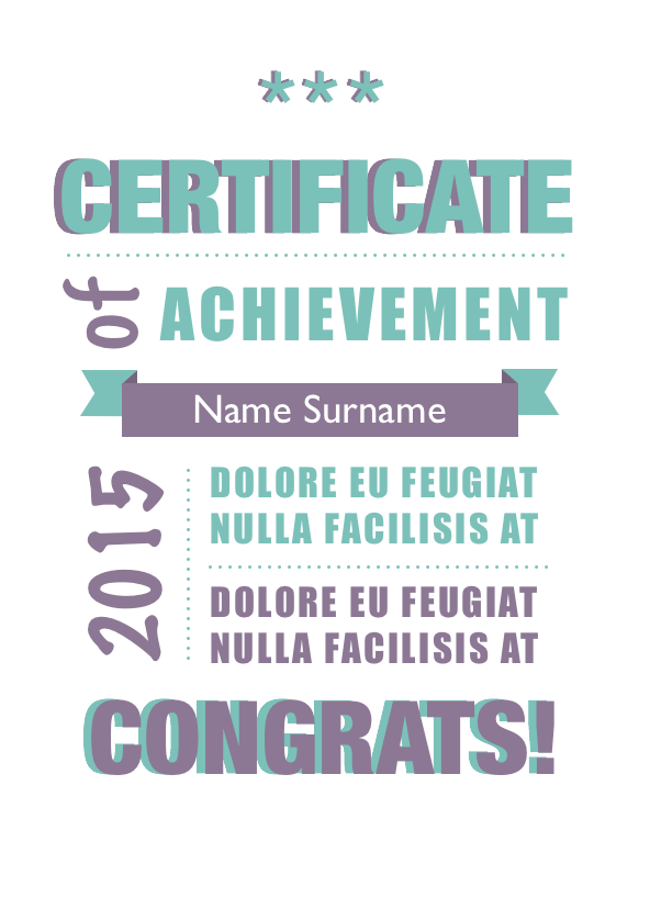 Certificate 018