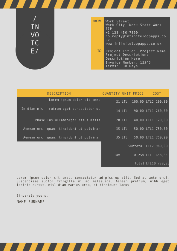 Invoice 021