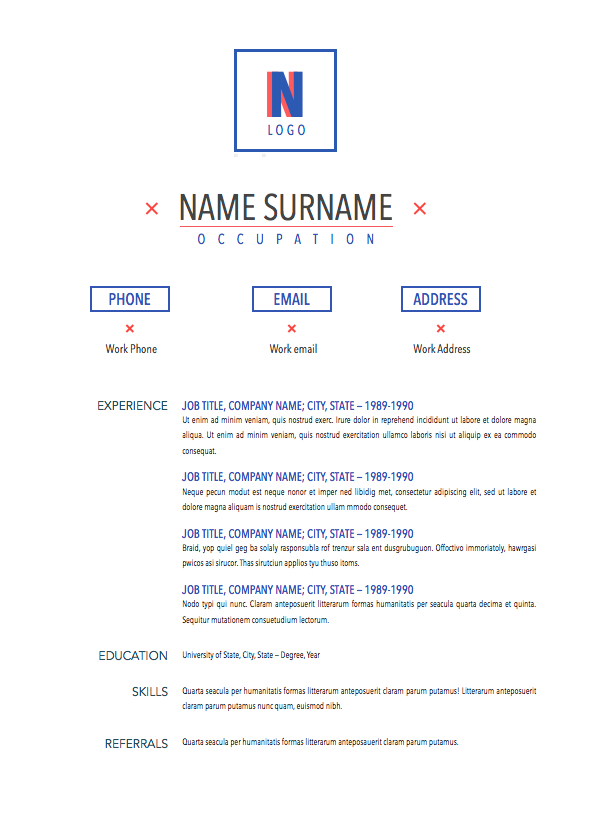 Resume 016