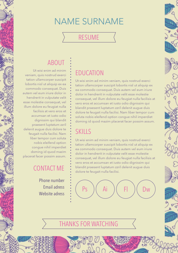 Resume 027